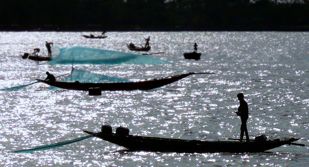 Bangladesh shrimp fishermen