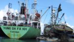 Purse seine and transshipment vessels. Photo: Adam Baske, Pew